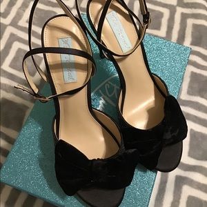 Betsey Johnson black strapy shoes
